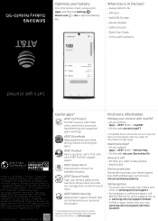 Samsung Galaxy Note10 5G 512GB ATT Quick Start Guide