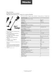 Miele Triflex HX2 Flash Product sheet