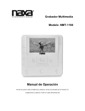 Naxa NMT-1100 Spanish Manual