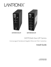 Lantronix SISTP1040-300 Series SISTP1040-342-LRT and SISTP1040-382-LRT Install Guide Rev G