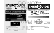 Viking RVRF3361 Energy Guide
