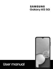 Samsung Galaxy A13 5G Tracfone User Manual