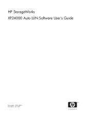 HP XP20000 HP StorageWorks XP24000 Auto LUN Software User's Guide, v01 (T5215 - 96001, June 2007)