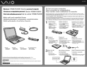 Sony VGN-FJ290P Startup Guide