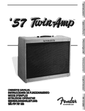 Fender 57 Twin-Amp Owners Manual