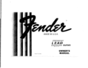 Fender Lead II Owners Manual