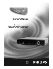 Philips DVD710AT User manual