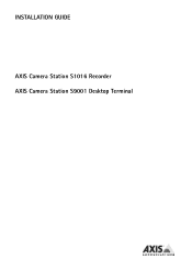 Axis Communications S9001 S1016/ S9001 Installation Guide