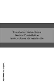 Bosch SHEM63W55N Installation Instructions
