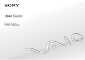 Sony VPCF12RGX/B User Manual