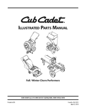 Cub Cadet Wheeled Leaf - JS 1150 Parts Guide