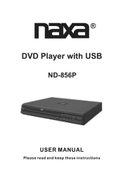 Naxa ND-856P English Manual