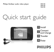 Philips SA6145 Quick start guide