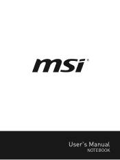 MSI Modern 14 User Manual