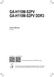 Gigabyte GA-H110M-S2PV User Manual