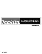 Makita EN4950H EN4950H Parts Breakdown