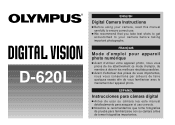 Olympus D-620L D-620L Instruction Manual (English, Fran栩s, Espa?ol)