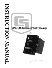 Campbell Scientific CFM100 CFM100 CompactFlash Module