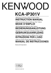Kenwood KCA-iP301V User Manual