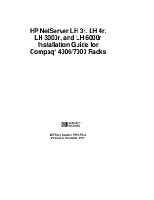 HP D7171A Installation Guide for Compaq Racks