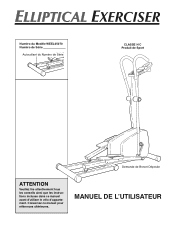 Reebok Elliptical Exerciser/rel2i French Manual