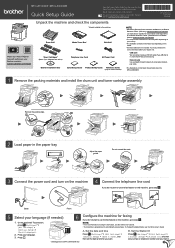 Brother International MFC-L8900CDW Quick Setup Guide