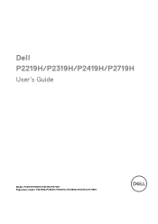 Dell P2419H Users Guide
