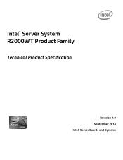 Intel S2600WT Technical Product Specification