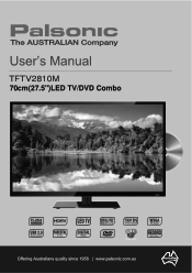 Palsonic tftv2810m Owners Manual