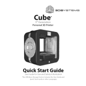 Konica Minolta ProJet 3510 HDPlus Cube3 Quick Start Guide