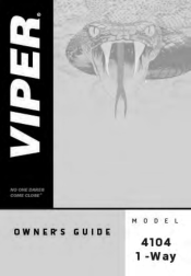 Viper 4104 Owner Manual