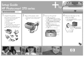 HP Q3419A HP Photosmart 370 series Setup Guide