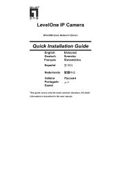 LevelOne FCS-4300 Quick Install Guide