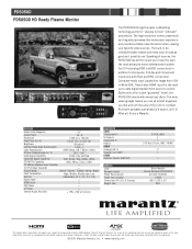 Marantz PD5050D PD5050D Spec Sheet