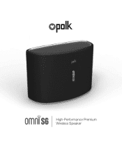 Polk Audio Omni S6 Omni S6 - Product Manual