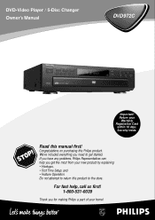Philips DVD972CH98 User manual