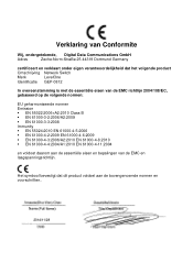 LevelOne GEP-0812 EU Declaration of Conformity