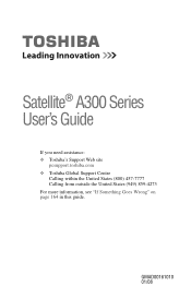 Toshiba Satellite A305-S68531 Online User's Guide for Satellite A300/A305