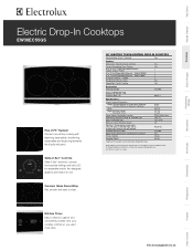 Electrolux EW36EC55GS Product Specifications Sheet (English)