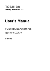 Toshiba PQQ10C-01C00G Users Manual Canada; English