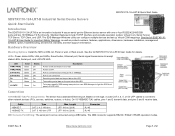 Lantronix SDSTX3110-124-LRT-B SDSTX3110-124-LRT-B Quick Start Guide Rev B