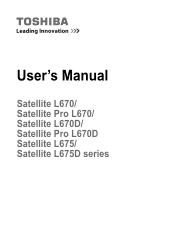 Toshiba L675 PSK3AC-00X00X Users Manual Canada; English