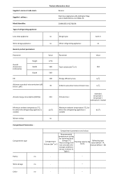 Zanussi ZUNN18ES1 Product information sheet