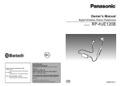 Panasonic RP-HJE120B Operating Manual