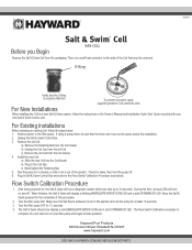 Hayward Salt Swim® 3C Pro Salt & Swim SAS-Cell Insert Sheet