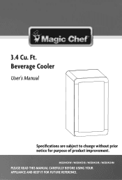 Magic Chef MCB34CHM User Guide