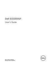 Dell S3220DGF Monitor Users Guide 1