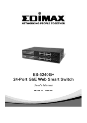 Edimax ES-5240G V3 User Manual