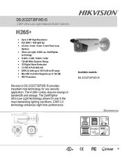 Hikvision DS-2CD2T35FWD-I5 Data Sheet