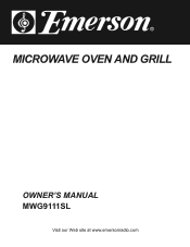 Emerson MWG9111SL Owners Manual